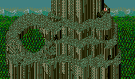 Thumbnail for a map of Bandit Butte E Bandit Butte 2F for the Genesis game Lunar: Eternal Blue.