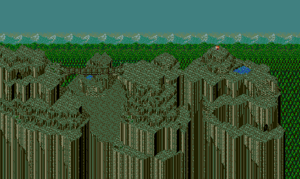 Thumbnail for a map of Bandit Butte Peak (Animated) for the Genesis game Lunar: Eternal Blue.