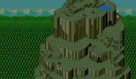 Thumbnail for a map of Bandit Butte W Bandit Butte 2F for the Genesis game Lunar: Eternal Blue.