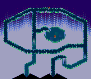 Thumbnail for a map of Black Dragon Pass for the Genesis game Lunar: Eternal Blue.