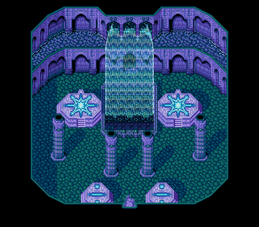Thumbnail for a map of Blue Dragon 1F (Animated) for the Genesis game Lunar: Eternal Blue.
