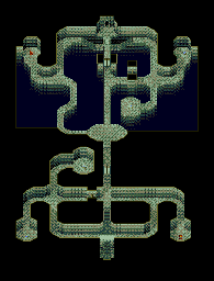 Thumbnail for a map of Blue Labyrinth B3 for the Genesis game Lunar: Eternal Blue.