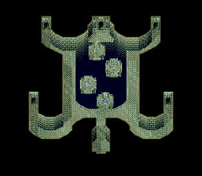 Thumbnail for a map of Blue Labyrinth Blue Labrynth B2 for the Genesis game Lunar: Eternal Blue.