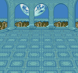 Thumbnail for a map of Blue Spire Battle Background 6 for the Genesis game Lunar: Eternal Blue.