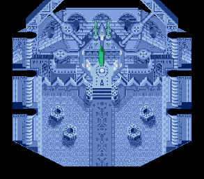 Thumbnail for a map of Blue Spire Transmission Room for the Genesis game Lunar: Eternal Blue.