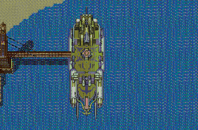 Thumbnail for a map of Dalton Dragon Ship Destiny Docked (Animated) for the Genesis game Lunar: Eternal Blue.