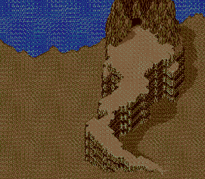 Thumbnail for a map of Dragon Ruins (Postgame) Dragon Ruins Entrance for the Genesis game Lunar: Eternal Blue.