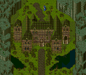 Thumbnail for a map of Ghost Manor Yard for the Genesis game Lunar: Eternal Blue.