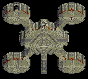 Thumbnail for a map of Goddess Tower 1F for the Genesis game Lunar: Eternal Blue.