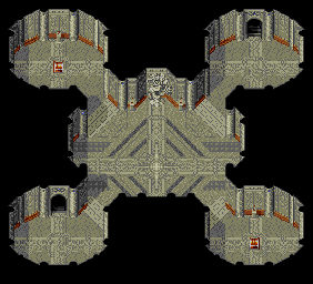 Thumbnail for a map of Goddess Tower 4F for the Genesis game Lunar: Eternal Blue.