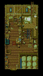 Thumbnail for a map of Hiro's House - Hiro's House for the Genesis game Lunar: Eternal Blue.