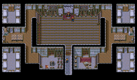 Thumbnail for a map of Horam Wong Dojo for the Genesis game Lunar: Eternal Blue.