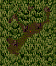 Thumbnail for a map of Illusion Woods 4F for the Genesis game Lunar: Eternal Blue.