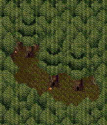 Thumbnail for a map of Illusion Woods 5F for the Genesis game Lunar: Eternal Blue.
