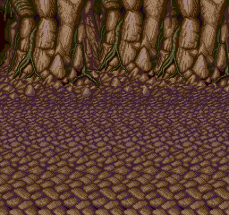 Thumbnail for a map of Illusion Woods Battle Background 1 for the Genesis game Lunar: Eternal Blue.