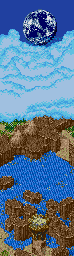 Thumbnail for a map of Intro Salyan Desert Descent for the Genesis game Lunar: Eternal Blue.
