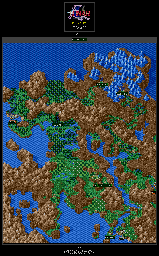 Thumbnail for a map of Katarina Zone East Overworld for the Genesis game Lunar: Eternal Blue.