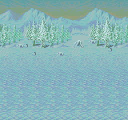 Thumbnail for a map of Katarina Zone West Battle Background (North) 1 for the Genesis game Lunar: Eternal Blue.