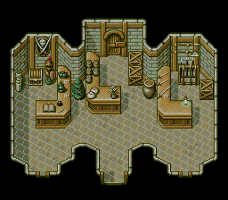 Thumbnail for a map of Larpa Village Larpa General Store for the Genesis game Lunar: Eternal Blue.