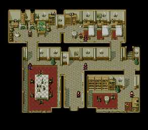 Thumbnail for a map of Larpa Village Larpa Mayor's House for the Genesis game Lunar: Eternal Blue.