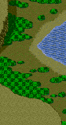 Thumbnail for a map of Madoria Plains Lord Leo Ambush for the Genesis game Lunar: Eternal Blue.