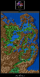 Thumbnail for a map of Madoria Plains Overworld for the Genesis game Lunar: Eternal Blue.