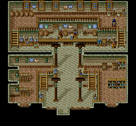 Thumbnail for a map of Meribia Ramus' Store for the Genesis game Lunar: Eternal Blue.