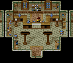 Thumbnail for a map of Meribia Weapon Shop for the Genesis game Lunar: Eternal Blue.