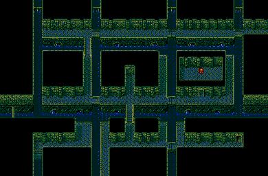 Thumbnail for a map of Meribian Sewers 1 (Animated) for the Genesis game Lunar: Eternal Blue.
