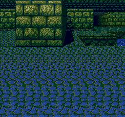 Thumbnail for a map of Meribian Sewers Battle Background 1 (Animated) for the Genesis game Lunar: Eternal Blue.