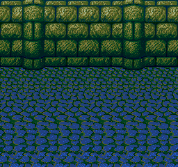 Thumbnail for a map of Meribian Sewers Battle Background 2 for the Genesis game Lunar: Eternal Blue.