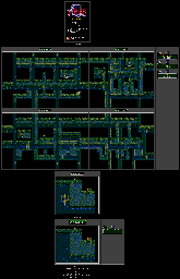 Thumbnail for a map of Meribian Sewers for the Genesis game Lunar: Eternal Blue.