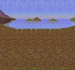 Thumbnail for a map of Minea Sea Battle Background 1 for the Genesis game Lunar: Eternal Blue.
