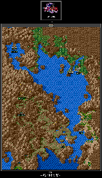 Thumbnail for a map of Minea Sea Overworld for the Genesis game Lunar: Eternal Blue.