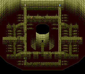 Thumbnail for a map of Mystic Ruins 4F for the Genesis game Lunar: Eternal Blue.