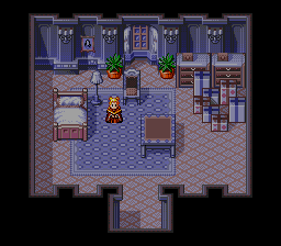 Thumbnail for a map of Neo-Vane Neo-Magic Guild 2F (Bedroom) (Animated) for the Genesis game Lunar: Eternal Blue.