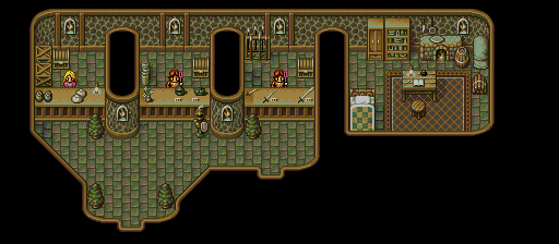 Thumbnail for a map of Nota Bazaar for the Genesis game Lunar: Eternal Blue.