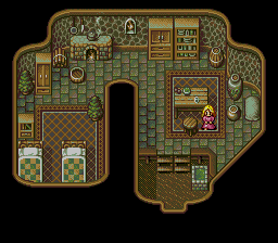 Thumbnail for a map of Nota House 1 for the Genesis game Lunar: Eternal Blue.