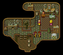 Thumbnail for a map of Nota Shrine House for the Genesis game Lunar: Eternal Blue.