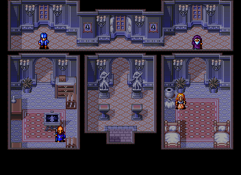 Thumbnail for a map of Pentagulia House 1 for the Genesis game Lunar: Eternal Blue.