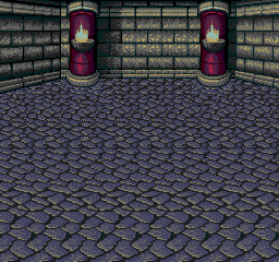 Thumbnail for a map of Pentagulia Towers Battle Background (Red Tower) 2 for the Genesis game Lunar: Eternal Blue.