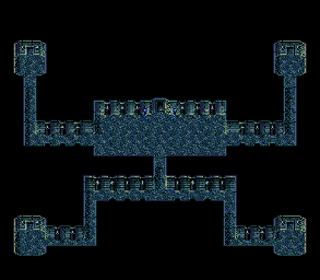 Thumbnail for a map of Pentagulia Towers Under Pentagulia (Secret Passage Open) for the Genesis game Lunar: Eternal Blue.