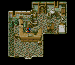 Thumbnail for a map of Raculi Shop for the Genesis game Lunar: Eternal Blue.