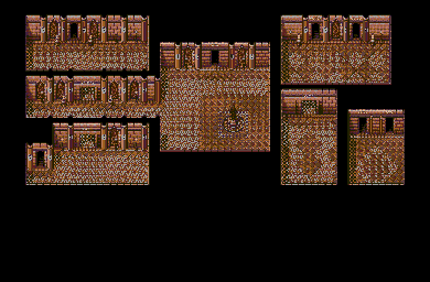 Thumbnail for a map of Serak Palace 3F for the Genesis game Lunar: Eternal Blue.