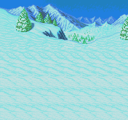 Thumbnail for a map of Snow Cave Battle Background 1 for the Genesis game Lunar: Eternal Blue.