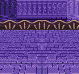 Thumbnail for a map of Star Tower (Postgame) Battle Background 1 for the Genesis game Lunar: Eternal Blue.