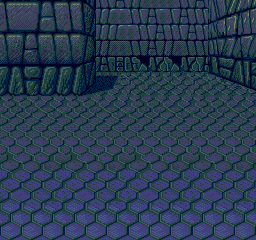 Thumbnail for a map of Sunken Tower (Postgame) Battle Background 1 for the Genesis game Lunar: Eternal Blue.