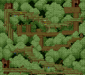 Thumbnail for a map of Taben's Peak 3F for the Genesis game Lunar: Eternal Blue.