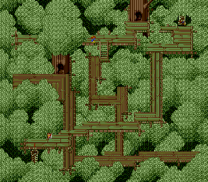 Thumbnail for a map of Taben's Peak 4F for the Genesis game Lunar: Eternal Blue.
