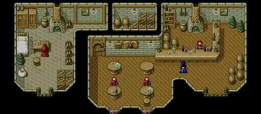 Thumbnail for a map of Takkar Village Takkar Bar for the Genesis game Lunar: Eternal Blue.